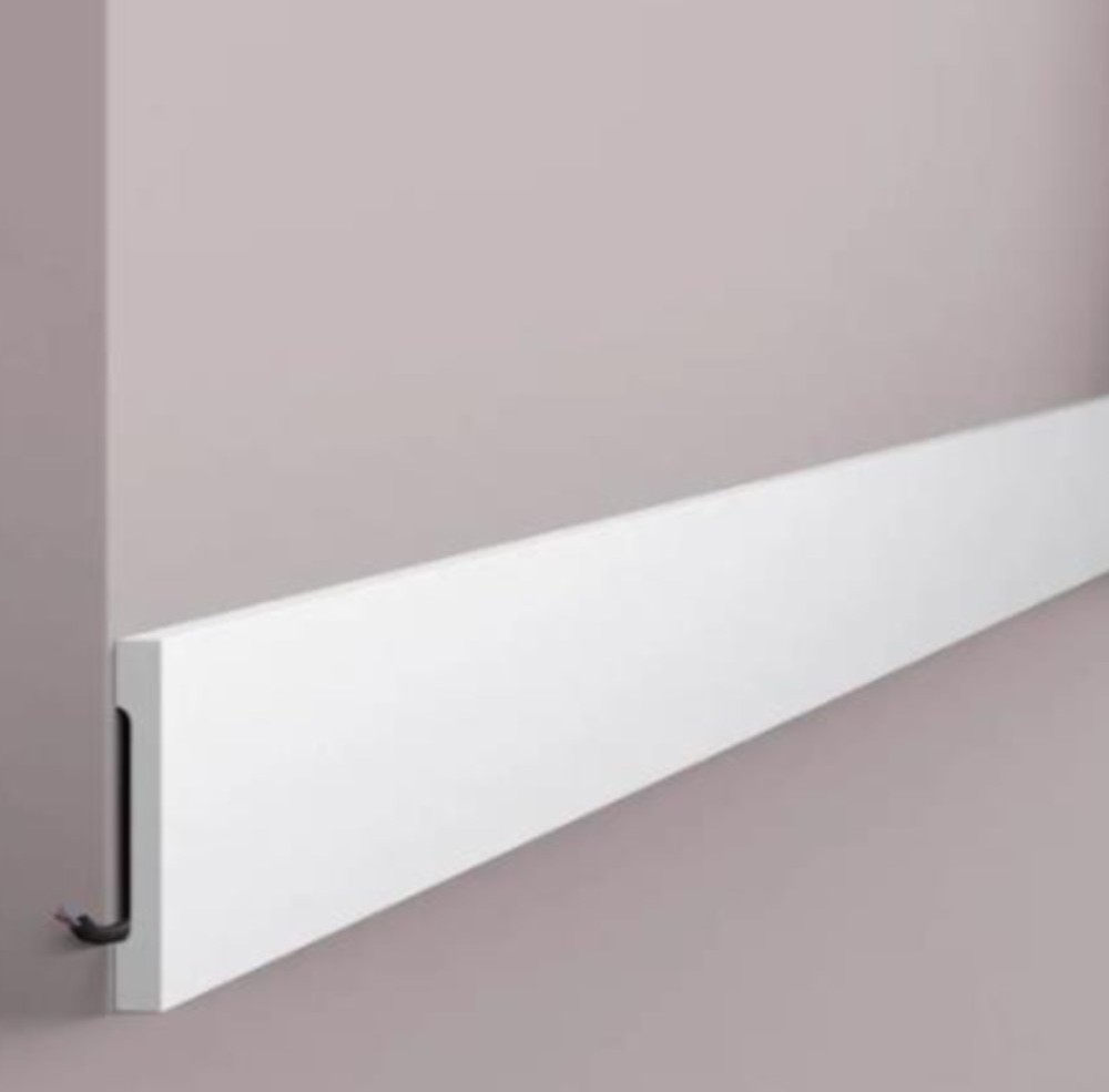 Плинтус под покраску NMC Wallstyl FD10 2000×100×15